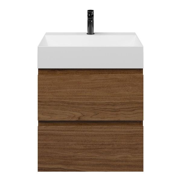 Elena badmeubel 60 cm warm noten