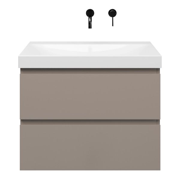 Gisella badmeubel 80 cm taupe