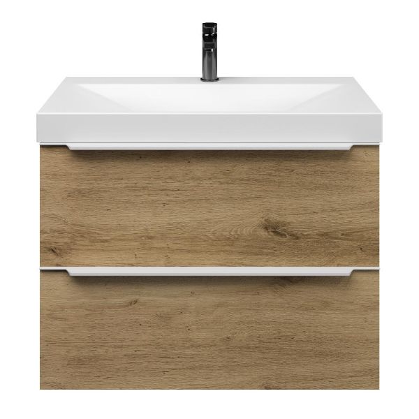Lucilla badmeubel 80 cm warm eiken