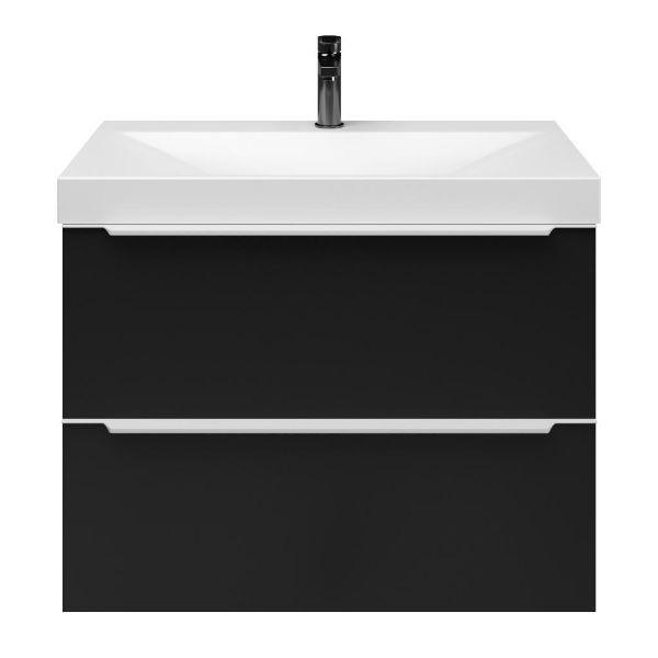 Lucilla badmeubel 80 cm mat zwart