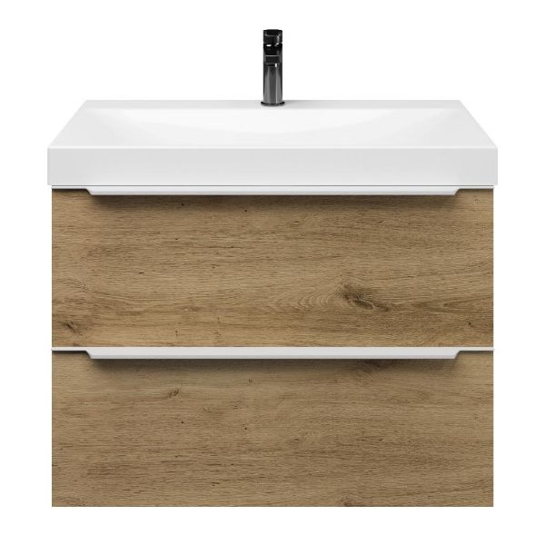 Lucilla badmeubel 80 cm warm eiken