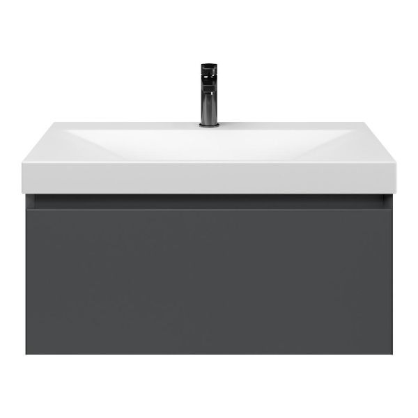 Solo badmeubel 80 cm antraciet mat