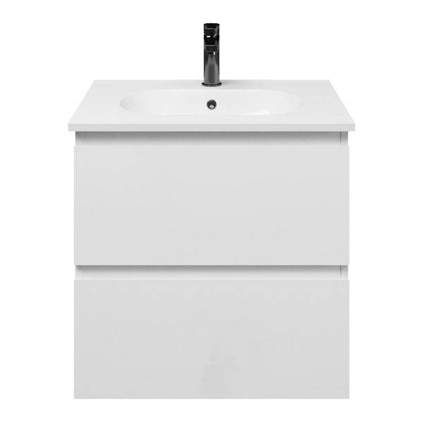 Gisella badmeubel 60 cm wit hoogglans