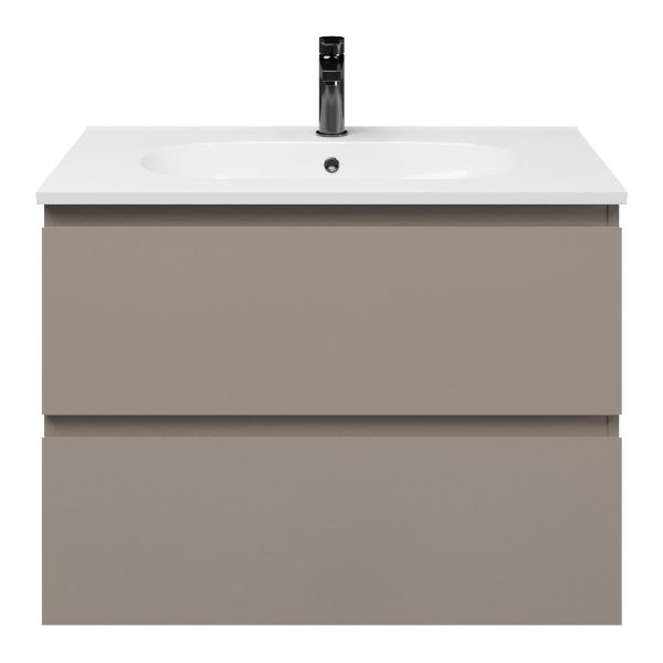 Gisella badmeubel 80 cm taupe