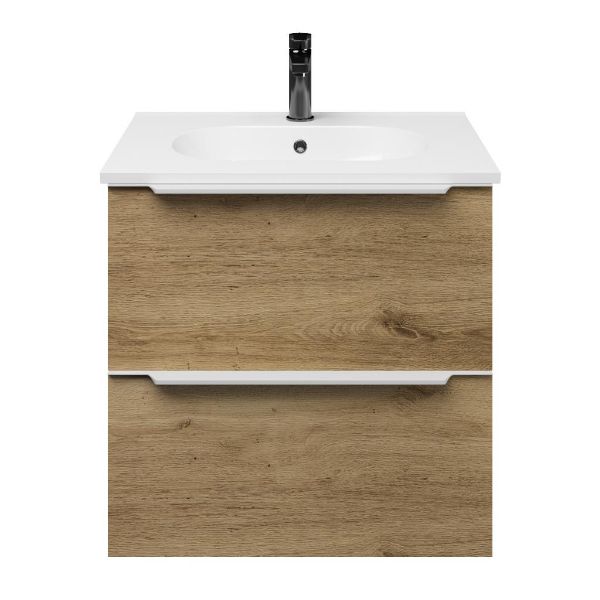 Lucilla badmeubel 60 cm warm eiken