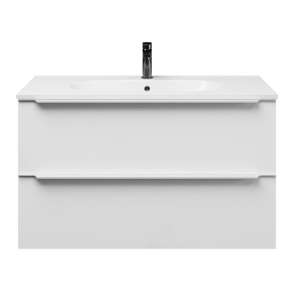 Lucilla badmeubel 100 cm wit hoogglans