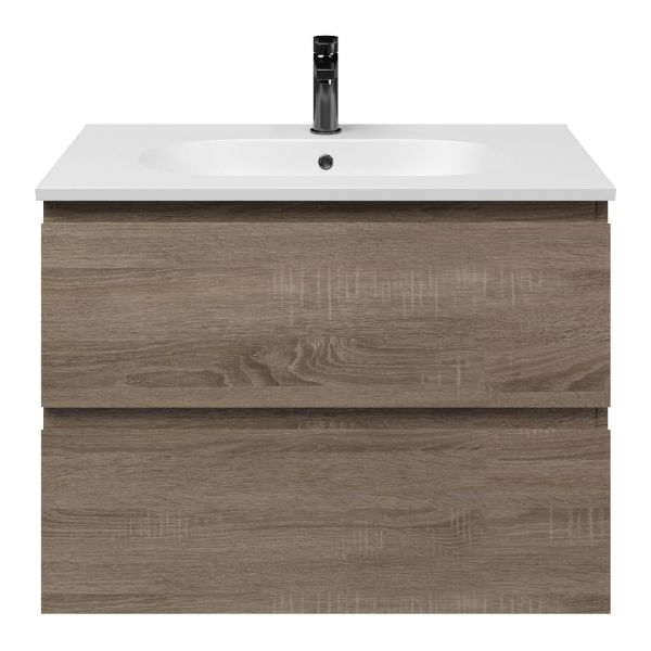 Elena badmeubel 80 cm eiken donker