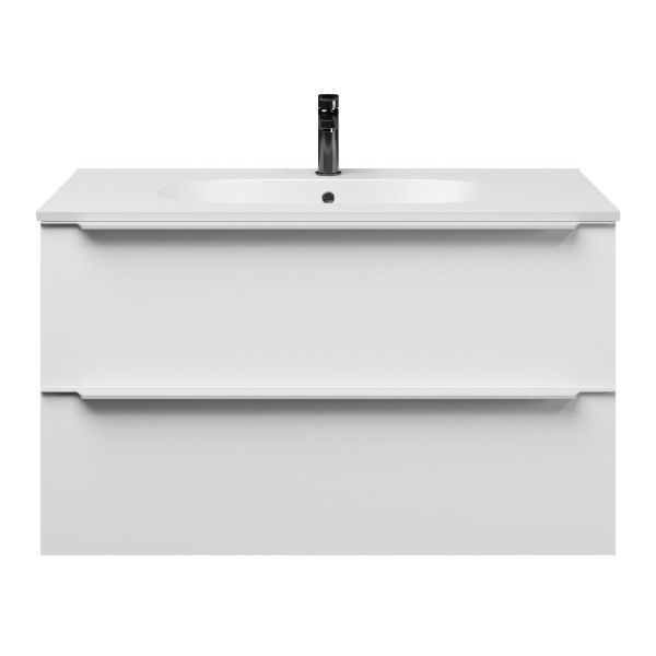 Lucilla badmeubel 100 cm mat wit