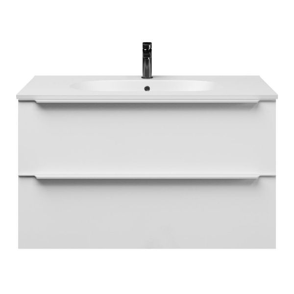 Lucilla badmeubel 100 cm wit hoogglans