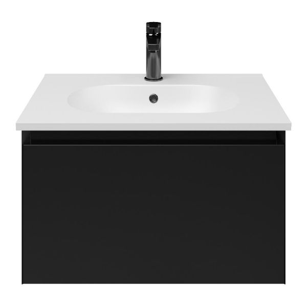 Solo badmeubel 60 cm zwart mat