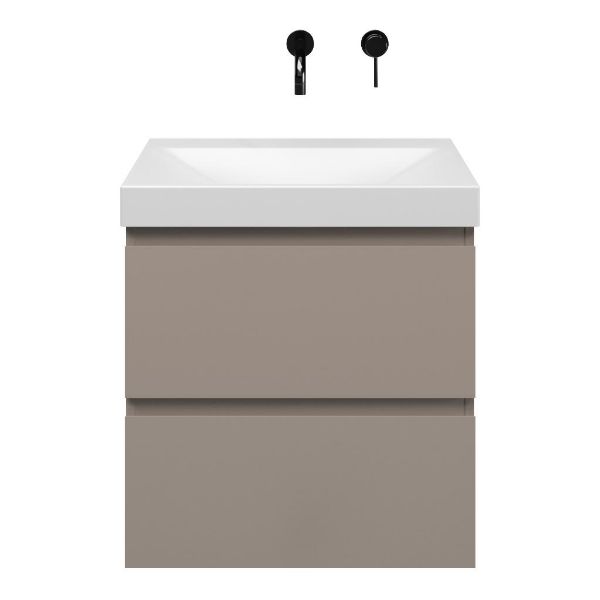Gisella badmeubel 60 cm taupe
