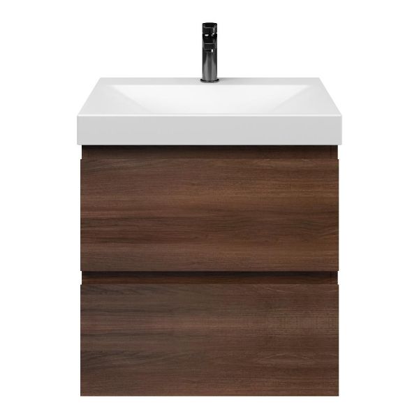 Gisella badmeubel 60 cm walnoot