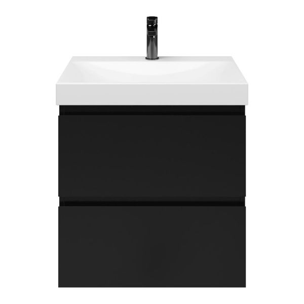 Gisella badmeubel 60 cm zwart mat