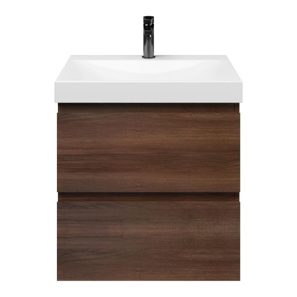 Gisella badmeubel 60 cm walnoot