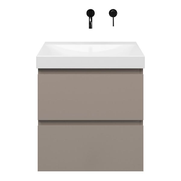 Gisella badmeubel 60 cm taupe