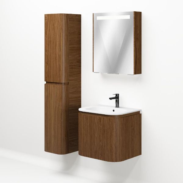 Avelino badmeubel 60 cm warm noten