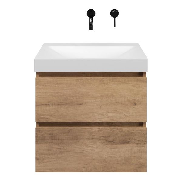Gia badmeubel 60 cm sevilla eiken