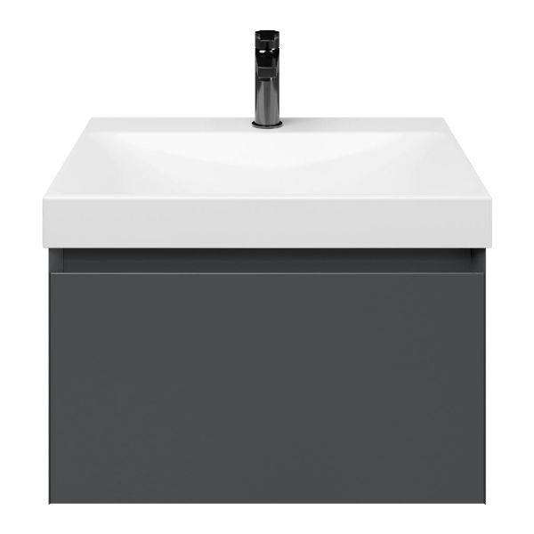 Solo badmeubel 60 cm antraciet mat