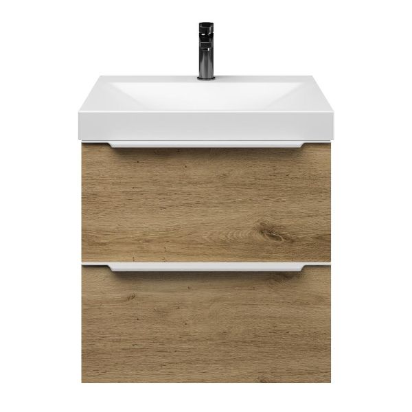 Lucilla badmeubel 60 cm warm eiken