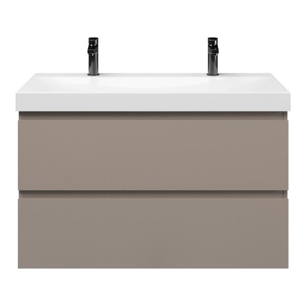 Gisella badmeubel 100 cm taupe