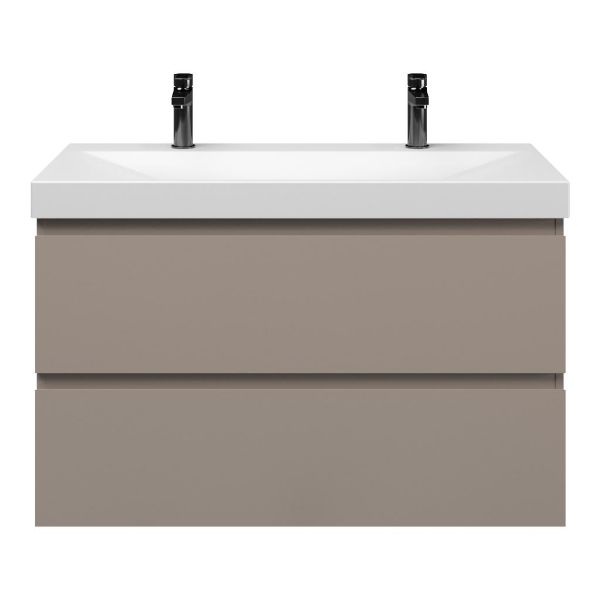 Gisella badmeubel 100 cm taupe