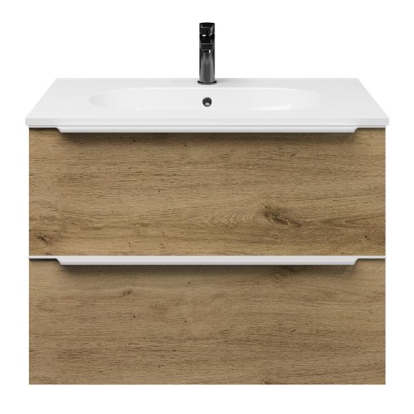 Lucilla badmeubel 80 cm warm eiken