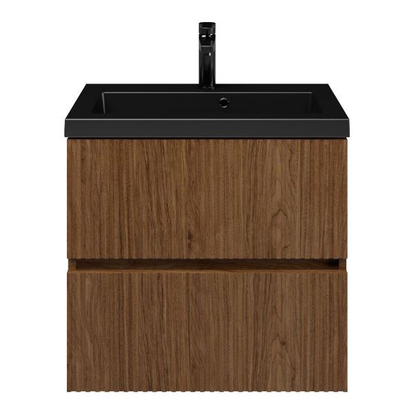 Mezzo badmeubel 60 cm warm noten