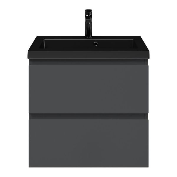 Secca badmeubel 60 cm antraciet mat