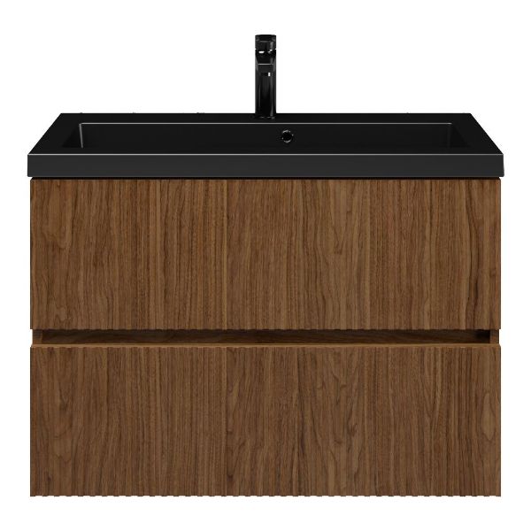 Mezzo badmeubel 80 cm warm noten