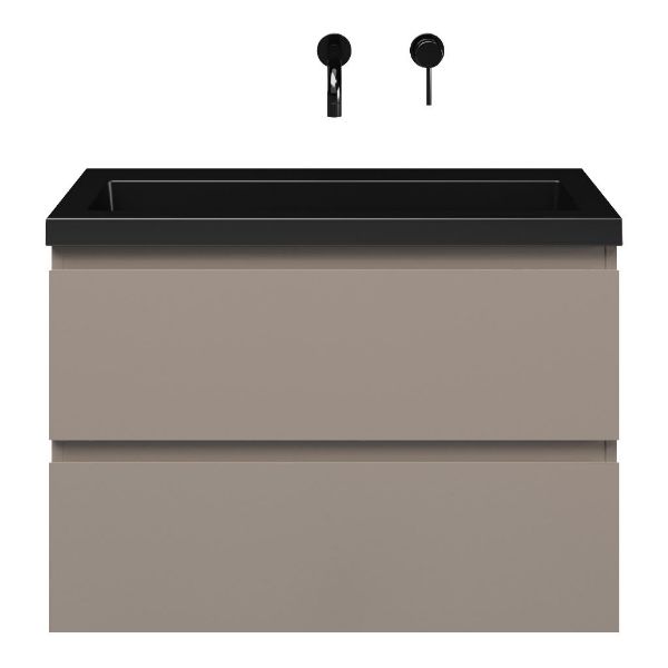 Secca badmeubel 80 cm taupe