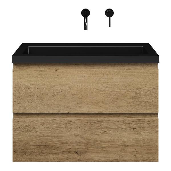 Secca badmeubel 80 cm warm eiken