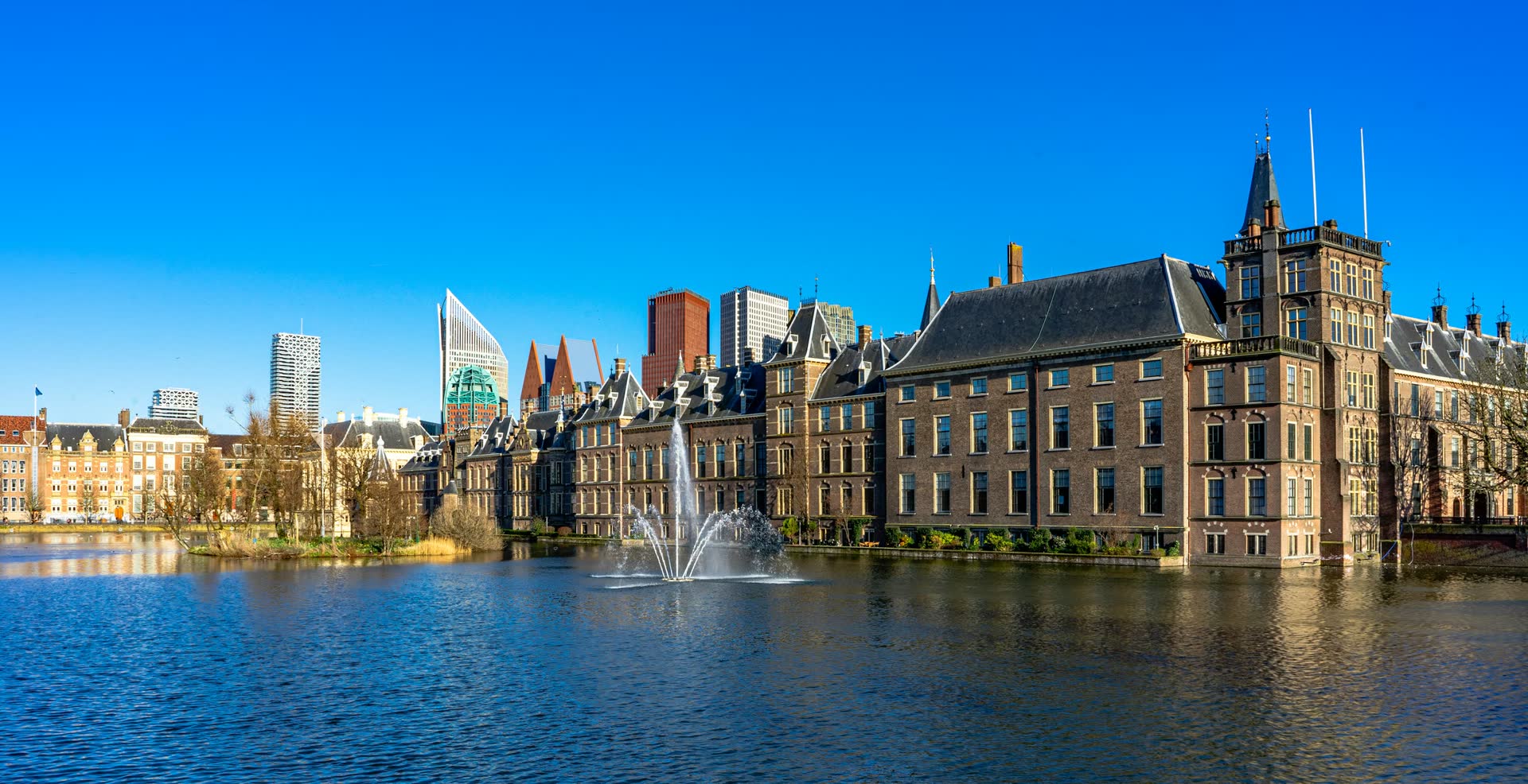 Stadsgezicht van Den Haag