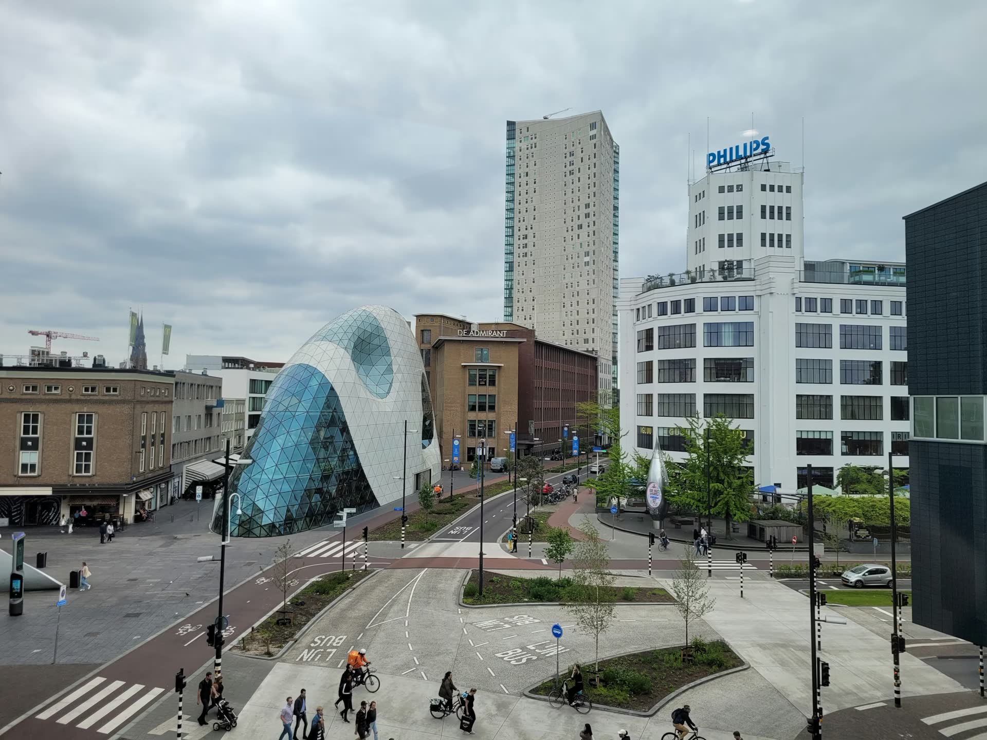 Stadsgezicht van Eindhoven