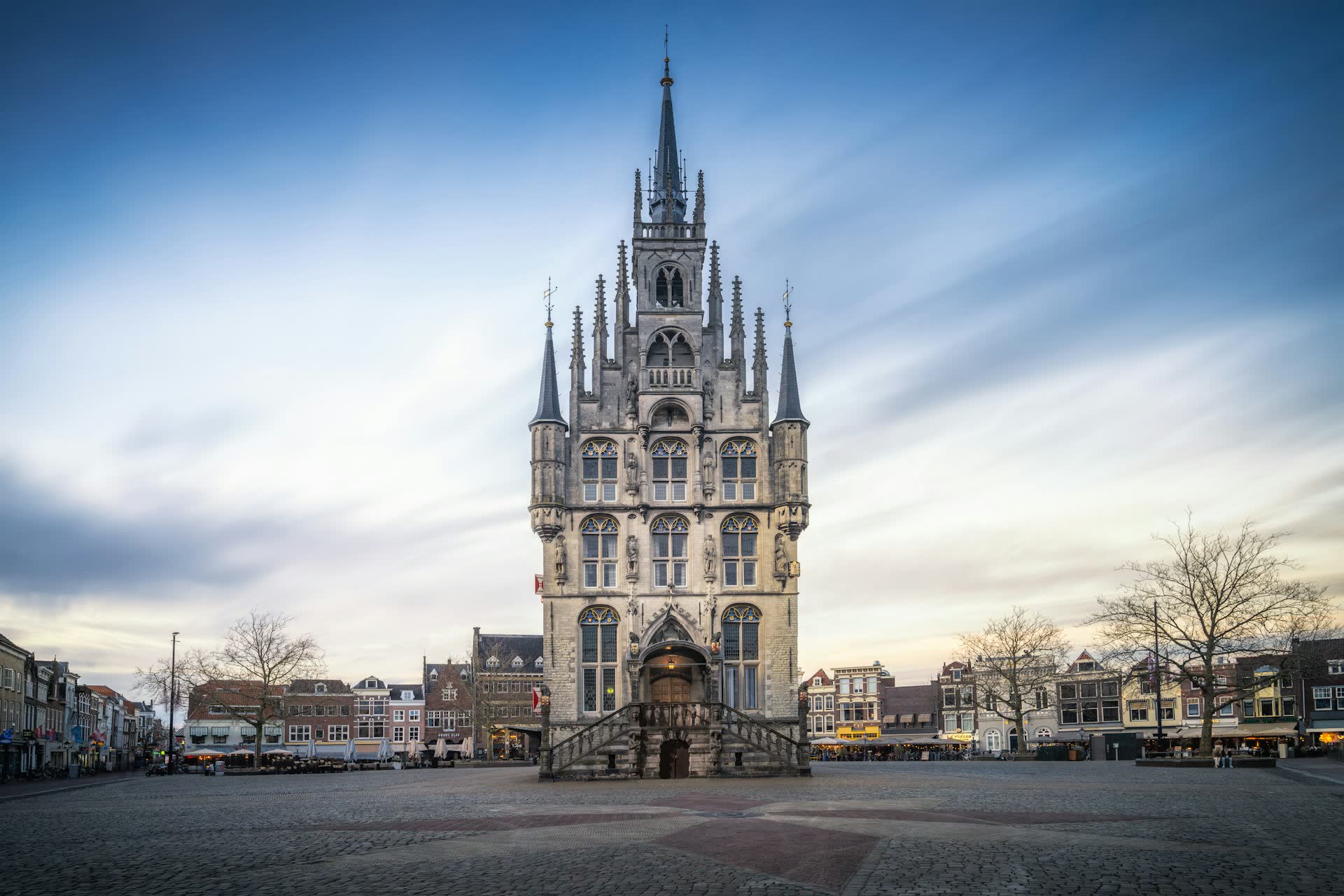 Stadsgezicht van Gouda