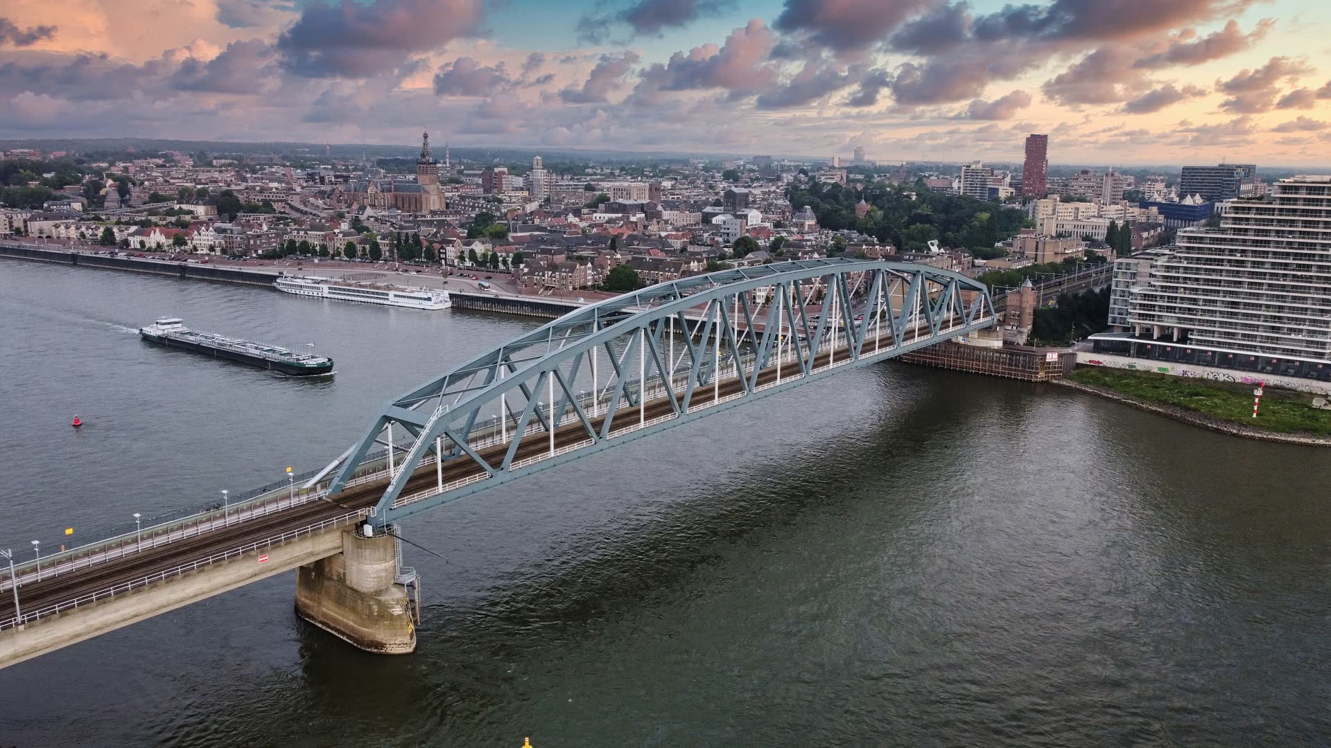 Stadsgezicht van Nijmegen