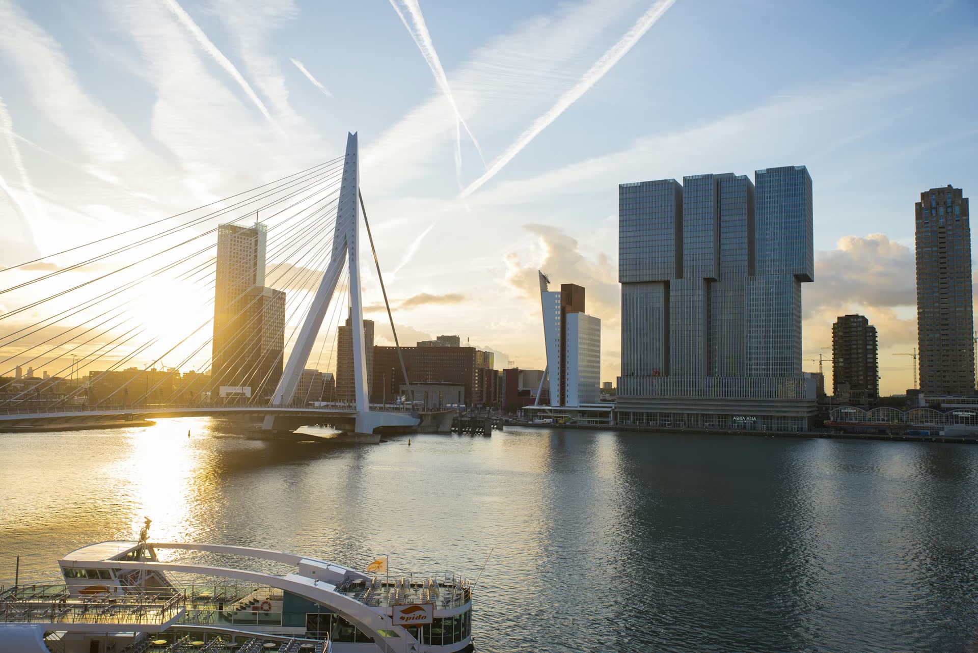 Stadsgezicht van Rotterdam